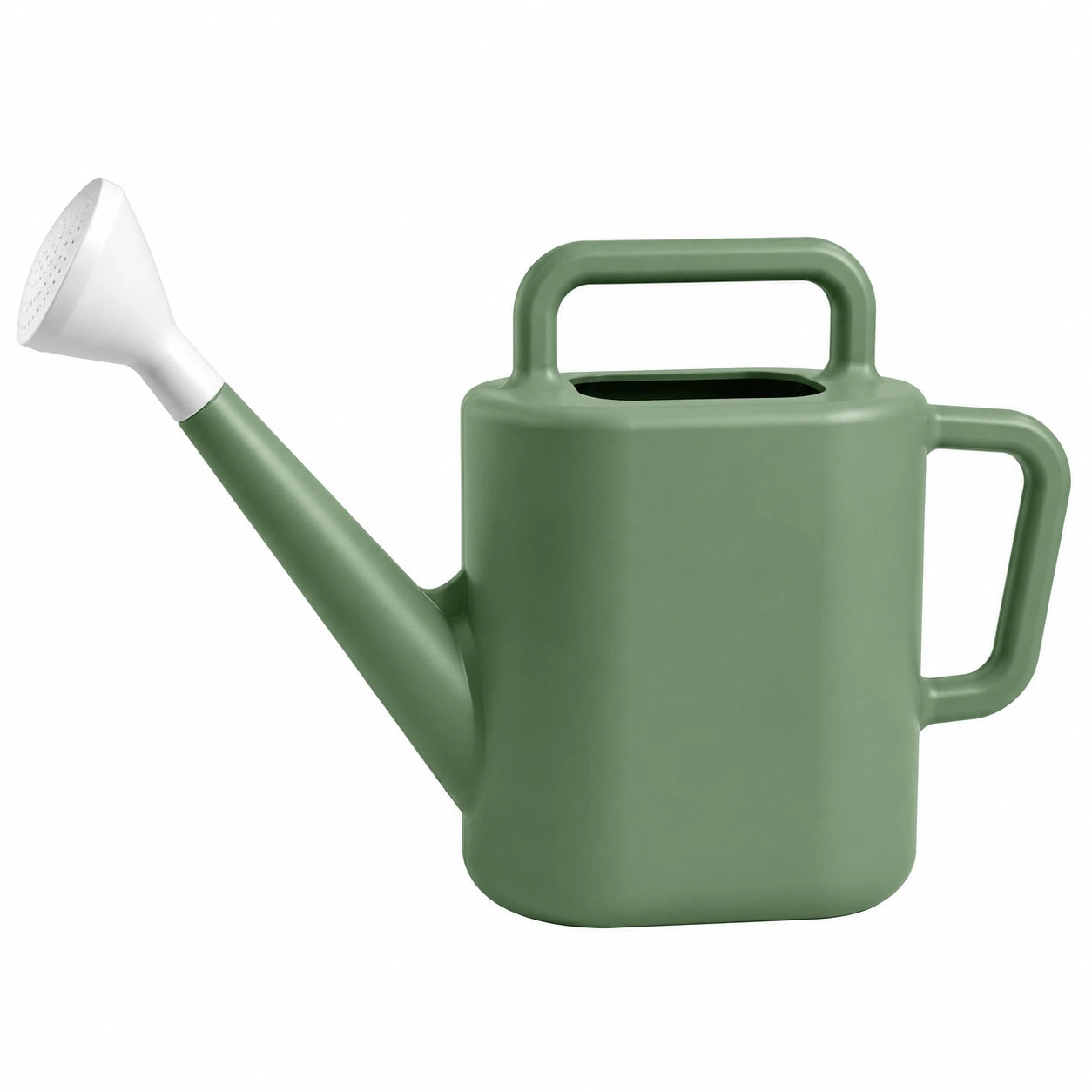 Annaffiatoio verde capacità 2L con doppio manico