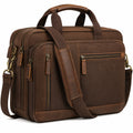 Sacoche Professionnelle Portable en Toile Marron