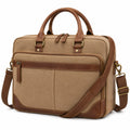 Sacoche pour ordinateur portable classique marron avec bandoulière