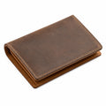 Portefeuille classique marron compact et pratique