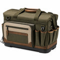 Sac à outils multifonction en kaki et beige